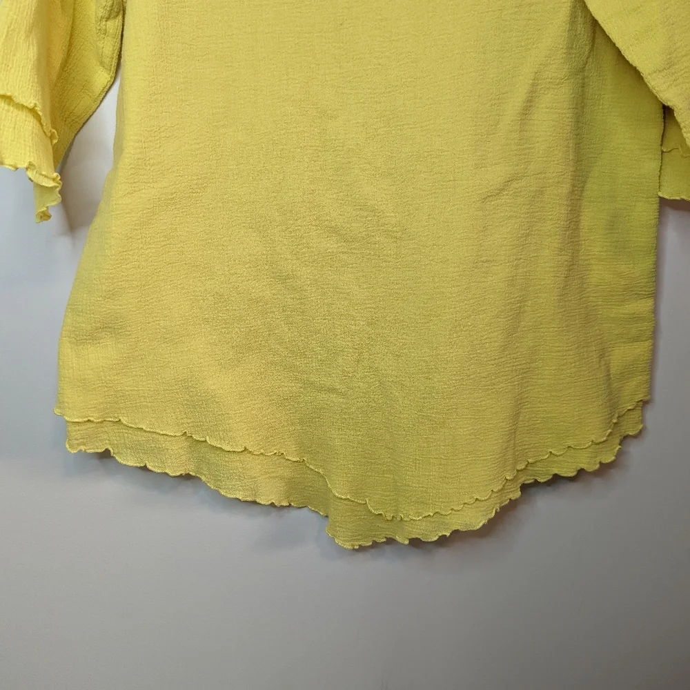 Soft Surroundings Gauzy Cotton Top - Picture 4 of 6